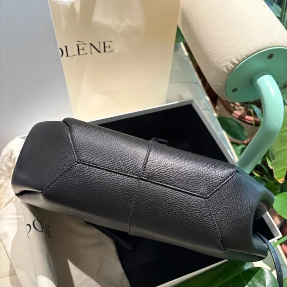 Polène Black Leather Tote – Brand New with Dust Bag & Tags - Picture 3 of 7